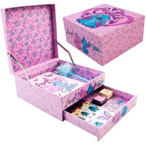 Disney Stitch Stationery Box in Pink Pink Disney Stitch Stationery Box in Pink Pink