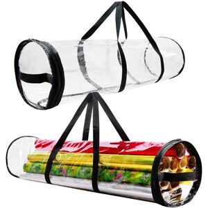Deco Express Wrapping Paper Storage Bag 25×100cm in Clear Clear Deco Express Wrapping Paper Storage Bag 25×100cm in Clear Clear