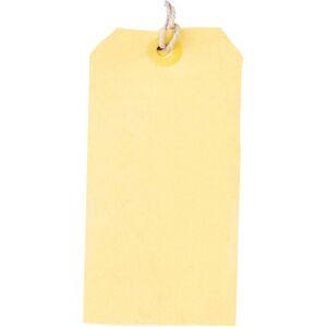 County Stationery Tie On Parcel Labels (12 Packs Of 10) in Yellow Yellow County Stationery Tie On Parcel Labels (12 Packs Of 10) in Yellow Yellow