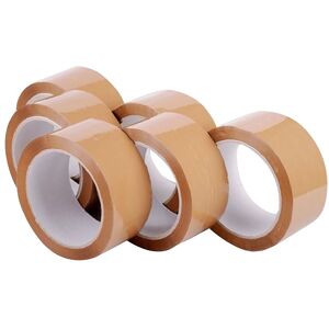Consumables Packaging Polyprop Tape (Pack of 6) in Clear Clear Consumables Packaging Polyprop Tape (Pack of 6) in Clear Clear