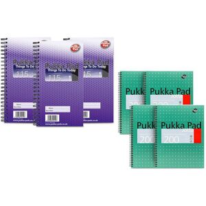 Pukka 3x Things to Do Pads & 4x A4 Jotta Notebooks for Office & Home Multicolor Pukka 3x Things to Do Pads & 4x A4 Jotta Notebooks for Office & Home Multicolor