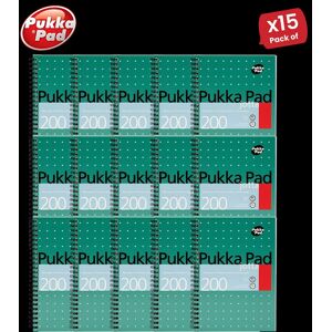 Pukka WHITE A5 WIREBOUND PADS 200 page 80gsm (RULED/MARGIN) - 15 Packs Multicolor Pukka WHITE A5 WIREBOUND PADS 200 page 80gsm (RULED/MARGIN) - 15 Packs Multicolor