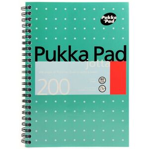 Pukka White A5 Wirebound Pads 200 Page 80Gsm (Ruled/Margin) - Pack of 12 Multicolor Pukka White A5 Wirebound Pads 200 Page 80Gsm (Ruled/Margin) - Pack of 12 Multicolor