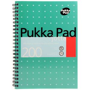 Pukka White A5 Wirebound Pads 200 Page 80Gsm (Ruled/Margin) - Pack of 15 Multicolor Pukka White A5 Wirebound Pads 200 Page 80Gsm (Ruled/Margin) - Pack of 15 Multicolor