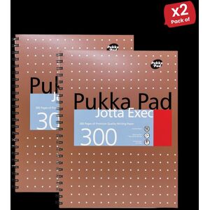 Pukka A4 300 Page Metallic Jotta - Lined 2 Packs Multicolor Pukka A4 300 Page Metallic Jotta - Lined 2 Packs Multicolor