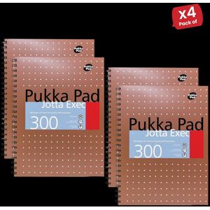 Pukka A4 300 Page Metallic Jotta - Lined 4 Packs Multicolor Pukka A4 300 Page Metallic Jotta - Lined 4 Packs Multicolor