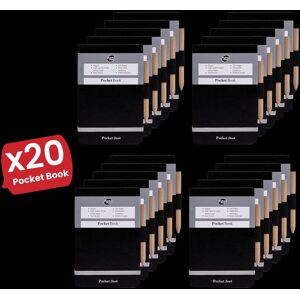 Pukka A7 Police Memo Book With Pencil & Elasticated Strap - 20 Packs Multicolor Pukka A7 Police Memo Book With Pencil & Elasticated Strap - 20 Packs Multicolor