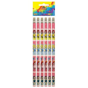 Rainbow Princess Pencil With Eraser Multicolor Rainbow Princess Pencil With Eraser Multicolor