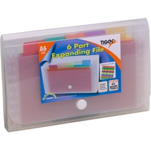 Tiger A6 Expanding File in Clear Clear Tiger A6 Expanding File in Clear Clear