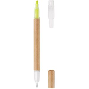 MidOcean Duo Paper 2 in 1 Carton Highlighter Pen in Yellow Yellow MidOcean Duo Paper 2 in 1 Carton Highlighter Pen in Yellow Yellow