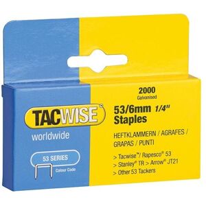 Tacwise 53 Light-duty Staples (type Jt21 A) Multicolor Tacwise 53 Light-duty Staples (type Jt21 A) Multicolor