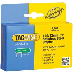 Tacwise 140 Series Stainless Steel Staples Multicolor Tacwise 140 Series Stainless Steel Staples Multicolor
