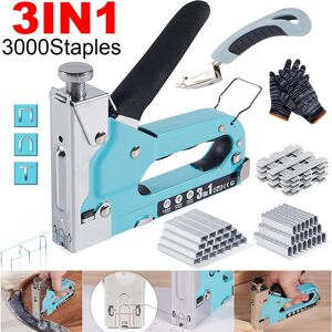 VOGREX Staple Gun Heavy Duty Tacker Stapler Upholstery Nail Gun 3000x Staples Hand Tool in Blue Size: 1000mm x 400mm Blue 1000mm x 400mm VOGREX Staple Gun Heavy Duty Tacker Stapler Upholstery Nail Gun 3000x Staples Hand Tool in Blue Size: 1000mm x 400mm Blue 1000mm x 400mm