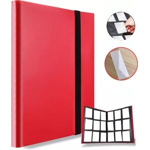 SPETLEK Trading Cards Album Folder 360 Pockets Card Binder in Red Red SPETLEK Trading Cards Album Folder 360 Pockets Card Binder in Red Red
