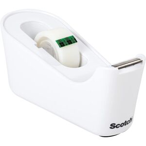 Scotch C18 White Tape Dispenser with Magic Tape 19mm x 33m 1 Roll/Pack White Scotch C18 White Tape Dispenser with Magic Tape 19mm x 33m 1 Roll/Pack White