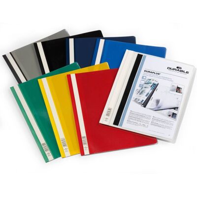 Durable Duraplus Project Folder Document Report File - 25 Pack - A4+ Assorted Multicolor 25 Pack Durable Duraplus Project Folder Document Report File - 25 Pack - A4+ Assorted Multicolor 25 Pack