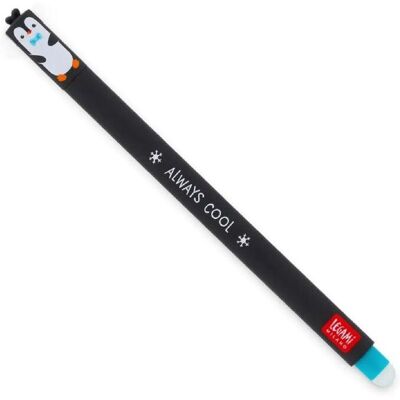 Legami Erasable Ballpoint Gel Pen Penguin Design Multicolor Legami Erasable Ballpoint Gel Pen Penguin Design Multicolor