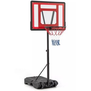 Costway Swimming Pool Basketball Hoop Adjustable Height Basketball Goal System in Red Red Costway Swimming Pool Basketball Hoop Adjustable Height Basketball Goal System in Red Red