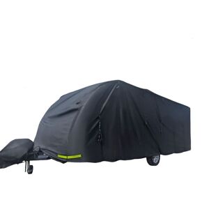 Olpro Breathable Waterproof 4Ply Caravan Cover with Free Hitch Cover Black 12-14ft Multicolor Olpro Breathable Waterproof 4Ply Caravan Cover with Free Hitch Cover Black 12-14ft Multicolor