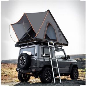 Living and Home Offroad Camping Car Waterproof Roof Top Tent w/ Retractable Ladder, Aluminum Camping Tent for 3-4 People on Self-drive Quick-opening Black Living and Home Offroad Camping Car Waterproof Roof Top Tent w/ Retractable Ladder, Aluminum Camping Tent for 3-4 People on Self-drive Quick-opening Black