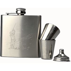 Selbrae House Hip Flask & Cup Set - Shooting in Brown Brown Selbrae House Hip Flask & Cup Set - Shooting in Brown Brown