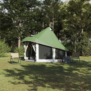 Berkfield Home Family Tent Tipi Green 6-Person Waterproof Green Berkfield Home Family Tent Tipi Green 6-Person Waterproof Green