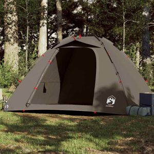 Berkfield Home Fishing Tent 4-Person Brown Quick Release Brown Berkfield Home Fishing Tent 4-Person Brown Quick Release Brown