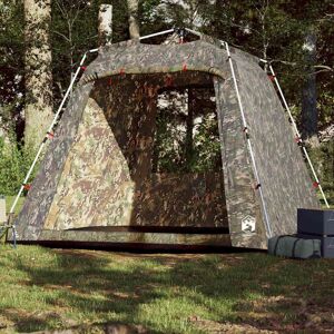 Berkfield Home Fishing Tent 4-Person Camouflage Quick Release in Green Green Berkfield Home Fishing Tent 4-Person Camouflage Quick Release in Green Green