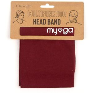 Myga Multi-Functional Head Band in Maroon Maroon Myga Multi-Functional Head Band in Maroon Maroon
