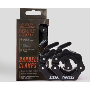 Phoenix Fitness 1 Inch Barbell Collars - Black Size: + 1" Black + 1" Phoenix Fitness 1 Inch Barbell Collars - Black Size: + 1" Black + 1"