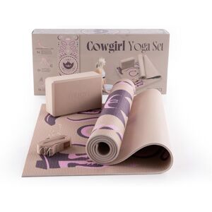 Myga Printed Yoga Set - Palm Sage in Beige Beige Myga Printed Yoga Set - Palm Sage in Beige Beige