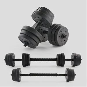 Phoenix Fitness 20kg Adjustable Weight Set Cast Iron Dumbbells in Black Black 20kg Phoenix Fitness 20kg Adjustable Weight Set Cast Iron Dumbbells in Black Black 20kg