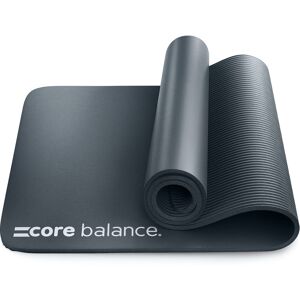 Core Balance Yoga Pilates Mat 10mm Thick Foam Exercise Gym Fitness Carry Strap in Black Black Core Balance Yoga Pilates Mat 10mm Thick Foam Exercise Gym Fitness Carry Strap in Black Black
