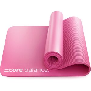 Core Balance Yoga Pilates Mat 10mm Thick Foam Exercise Gym Fitness Carry Strap in Pink Pink Core Balance Yoga Pilates Mat 10mm Thick Foam Exercise Gym Fitness Carry Strap in Pink Pink