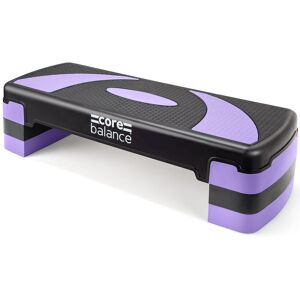 Core Balance Aerobic Stepper Platform Adjustable Exercise Step Board 3 Level in Purple Purple Core Balance Aerobic Stepper Platform Adjustable Exercise Step Board 3 Level in Purple Purple