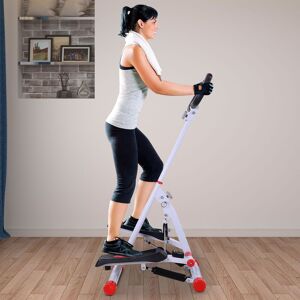 HOMCOM - Foldable Stepper - Adjustable - LCD Handlebar - Gym HOMCOM - Foldable Stepper - Adjustable - LCD Handlebar - Gym