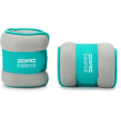 Core Balance Ankle Wrist Weights x 2 Neoprene Adjustable Running Walking Strength Training in Teal Size: 0.5kg Teal 0.5kg Core Balance Ankle Wrist Weights x 2 Neoprene Adjustable Running Walking Strength Training in Teal Size: 0.5kg Teal 0.5kg