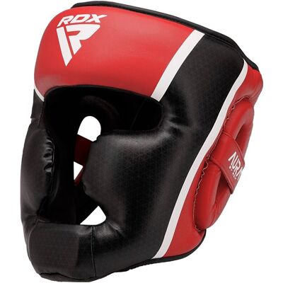 RDX Sports - Headguard Aura - Combat Equipment - Red RDX Sports - Headguard Aura - Combat Equipment - Red