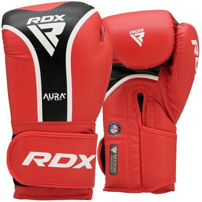 RDX Sports AURA Boxing Gloves - Red - S RDX Sports AURA Boxing Gloves - Red - S