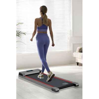 Neo Under Desk Portable Walking Pad Treadmill Adjustable Speed Remote LED Display for Home Office Fitness Exercise Installation-Free in Black Black Neo Under Desk Portable Walking Pad Treadmill Adjustable Speed Remote LED Display for Home Office Fitness Exercise Installation-Free in Black Black