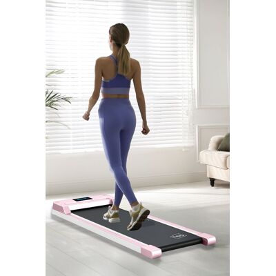 Neo Under Desk Portable Walking Pad Treadmill Adjustable Speed Remote LED Display for Home Office Fitness Exercise Installation-Free in Pink Pink Neo Under Desk Portable Walking Pad Treadmill Adjustable Speed Remote LED Display for Home Office Fitness Exercise Installation-Free in Pink Pink