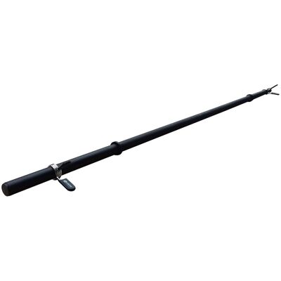HXGN Standard 1" Barbell & Spring Collars in Black Black HXGN Standard 1" Barbell & Spring Collars in Black Black