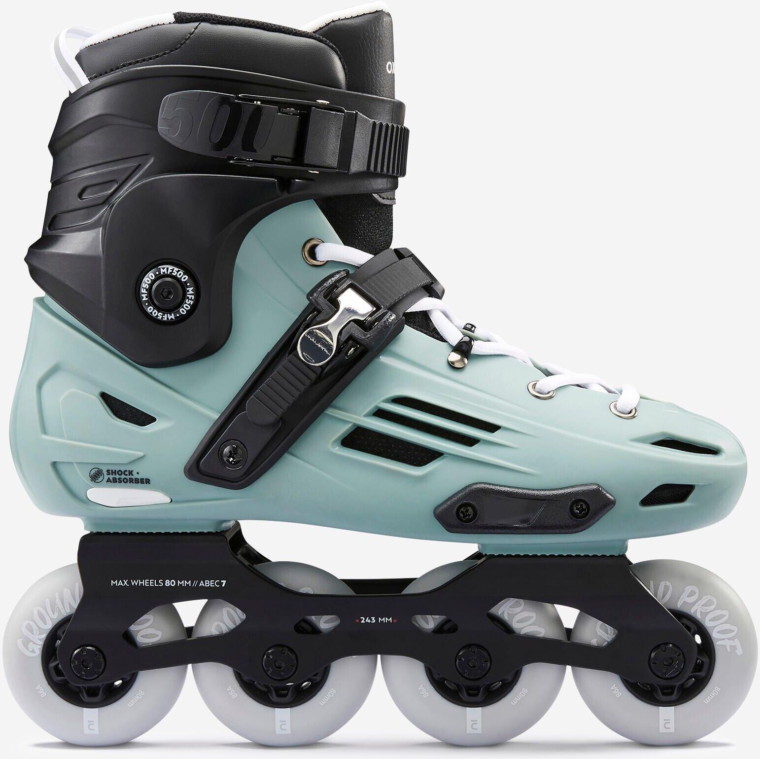 Oxelo Decathlon Adult Freeride Inline Skates Mf500 - Light