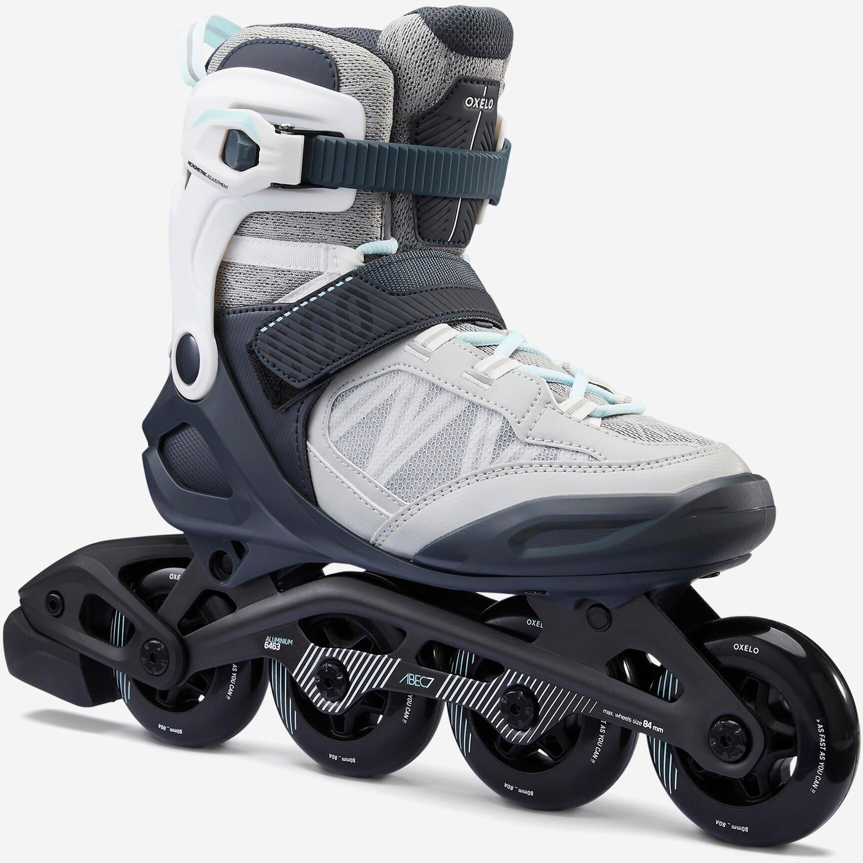 Oxelo Decathlon Adult Inline Fitness Skates Fit500 - Ice