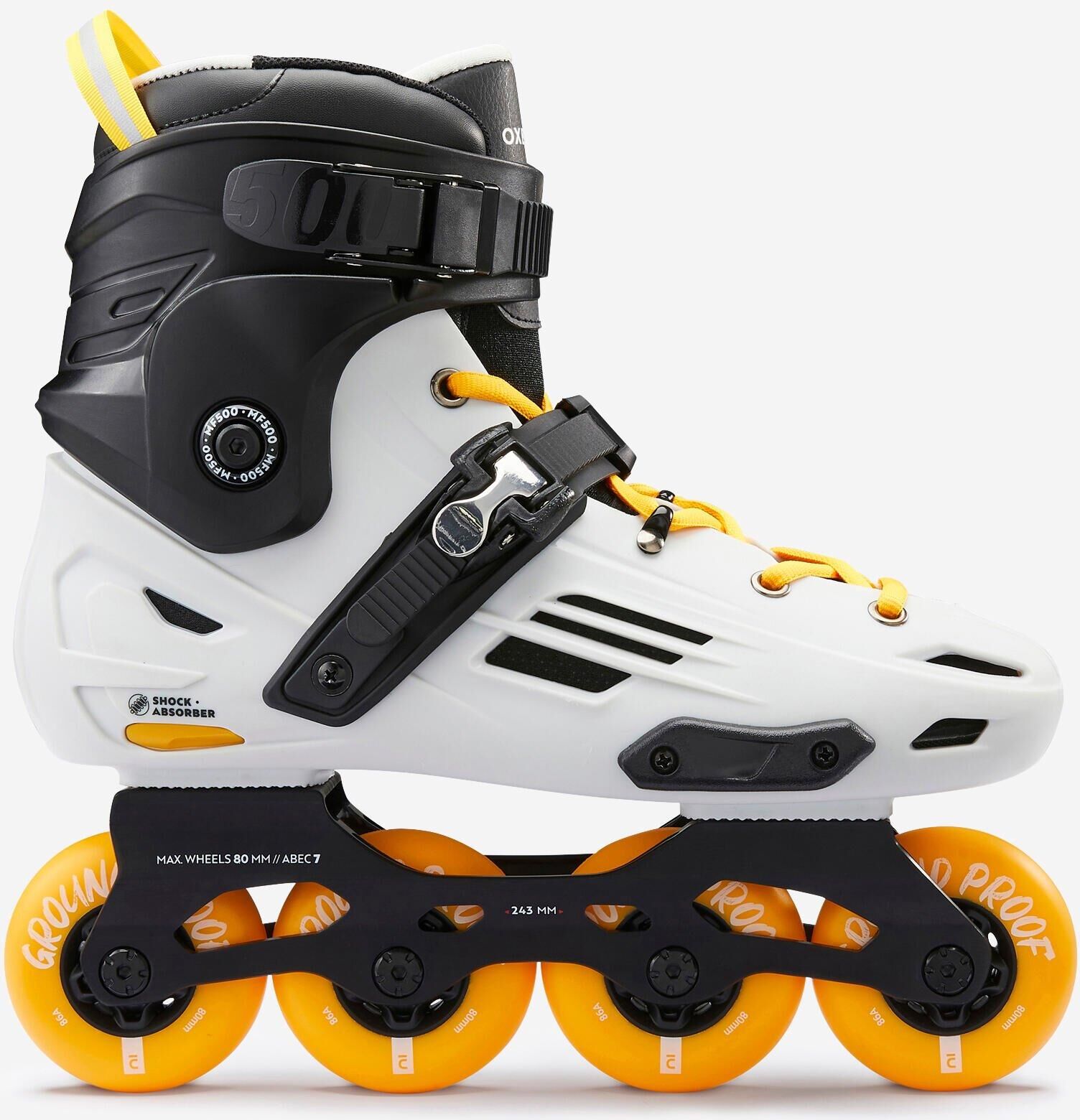 Oxelo Decathlon Adult Freeride Inline Skates Mf500 - Light