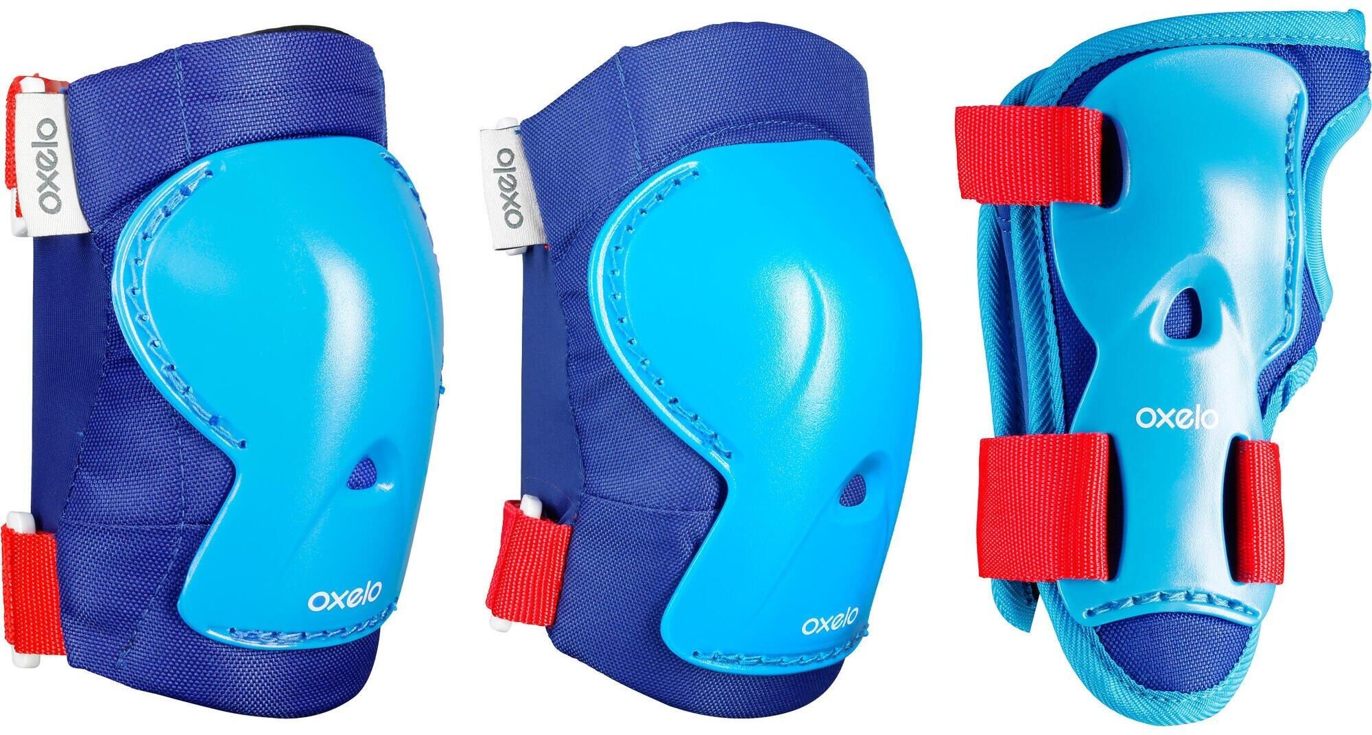 Oxelo Decathlon 2 X 3-Piece Inline Skating Scooter Skateboard Protective Gear Play