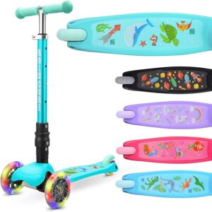 BOLDCUBE Teeny Fold 3 Wheel Scooter in Aqua Size: 2-4 Years Aqua 2-4 Years BOLDCUBE Teeny Fold 3 Wheel Scooter in Aqua Size: 2-4 Years Aqua 2-4 Years