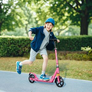 AIYAPLAY Kids Scooter, Foldable Kick Scooter w/ Adjustable Handlebar in Pink Pink AIYAPLAY Kids Scooter, Foldable Kick Scooter w/ Adjustable Handlebar in Pink Pink