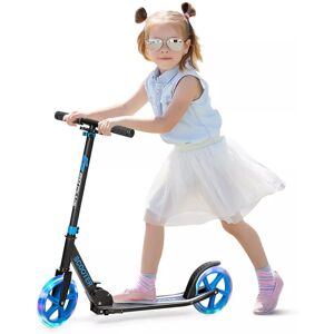 Costway Folding Kick Scooter 2 Flash Wheels Scooter W/ Adjustable Handlebar Multicolor Costway Folding Kick Scooter 2 Flash Wheels Scooter W/ Adjustable Handlebar Multicolor
