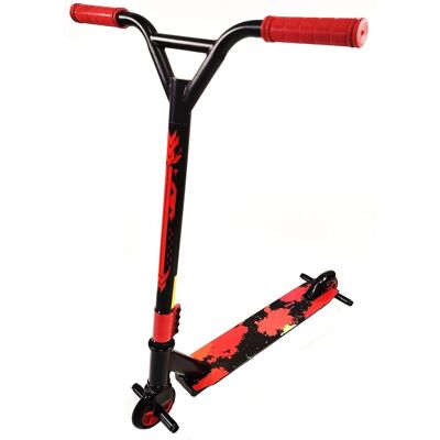 Rexco Pro Kids Adults Push Kick Stunt Scooter in Red Red Rexco Pro Kids Adults Push Kick Stunt Scooter in Red Red